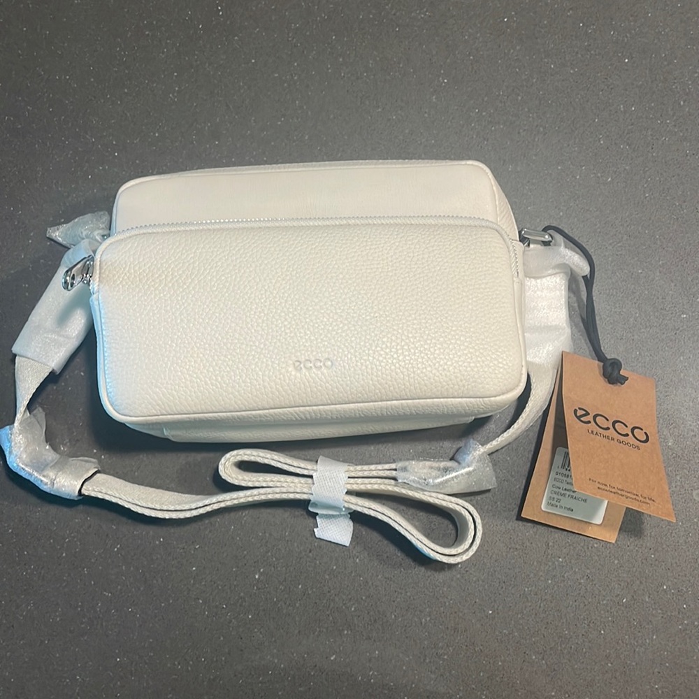 ECCO brand-new genuine leather camera bag